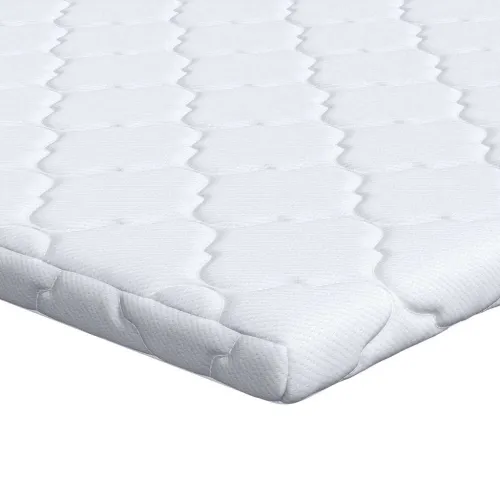 Kokosni nadmadrac Bijelo 80 x 200 cm Žakar tkanina - 80 x 200 cm Cijena