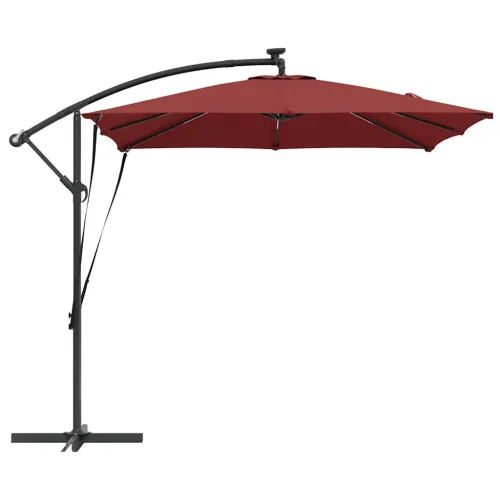Suncobran Terakota 249 x 249 x 250 cm Poliester i aluminij - Terakota Cijena