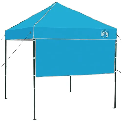 Šator s nadstrešnicom 194 x 194 x 251 cm Plava Tkanina - Plava Cijena