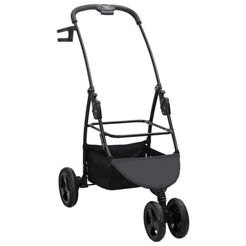 Sklopiva kolica za kućne ljubimce Crna 78 x 54 x 101 cm - Crna 3 kotača Cijena