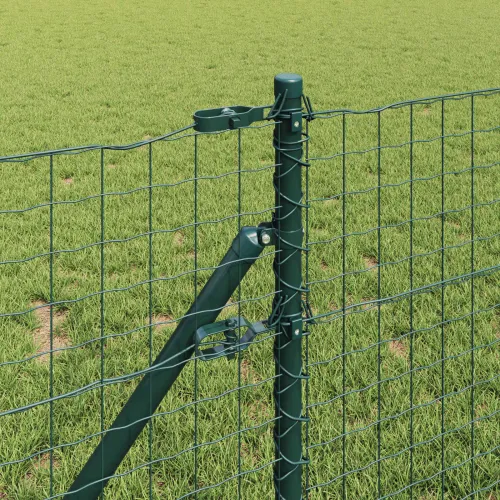 Stup za ogradu 2 kom. Zelena 80 cm Čelik s praškastim premazom - Zelena 80 cm 2 Cijena