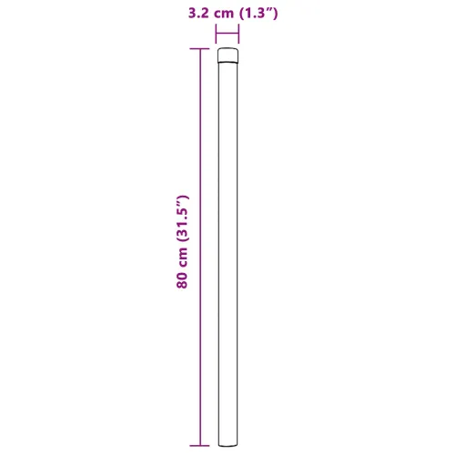 Stup za ogradu 12 kom. Zelena 80 cm Čelik s praškastim premazom - Zelena 80 cm 12 Cijena