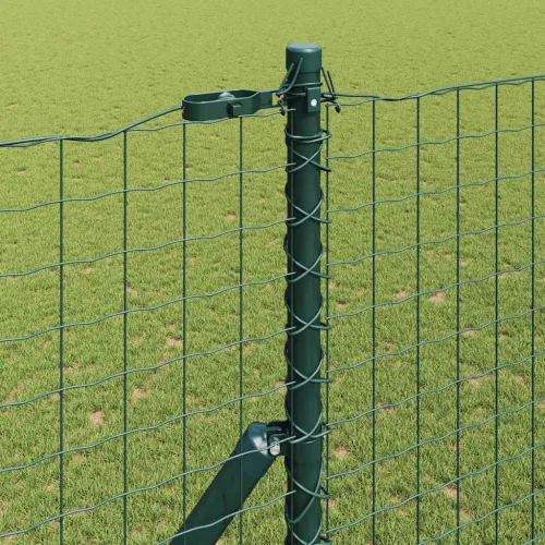 Stup za ogradu 12 kom. Zelena Čelik s praškastim premazom - Zelena 210 cm 12 Cijena