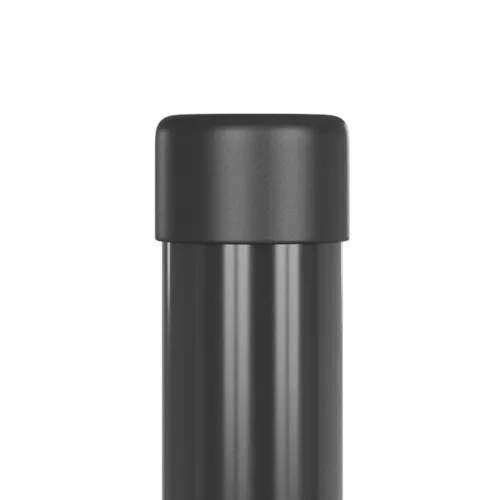 Stup za ogradu 2 kom. Siva 80 cm Čelik s praškastim premazom - Siva 80 cm 2 Cijena