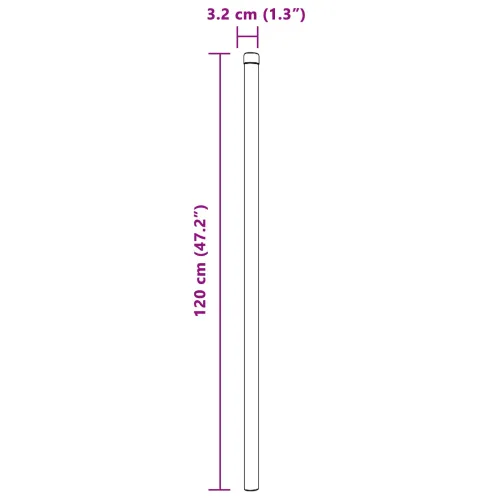 Stup za ogradu 2 kom. Siva 120 cm Čelik s praškastim premazom - Siva 120 cm 2 Cijena