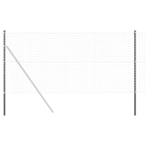 Stup za ogradu 2 kom. Siva Čelik s praškastim premazom - Siva 130 cm 2 Cijena