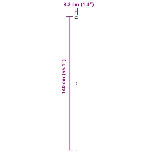 Stup za ogradu 12 kom. Siva Čelik s praškastim premazom - Siva 140 cm 12 Cijena