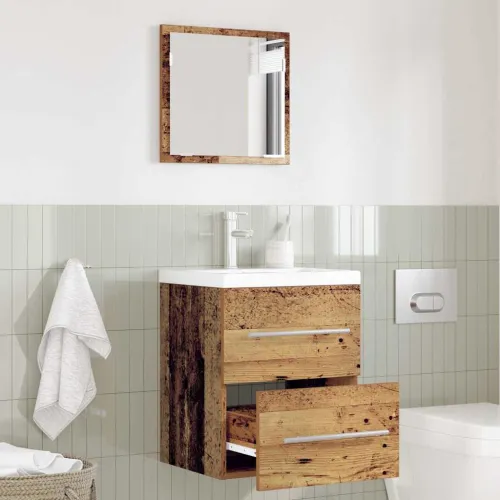 Set namještaja za kupaonicu s ladicama Smeđa 41 x 38,5 x 48 cm - Staro drvo Cijena