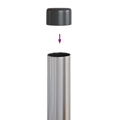 Stup za ogradu 12 kom. Srebrna 100 cm - Srebrna 100 cm 12 Cijena