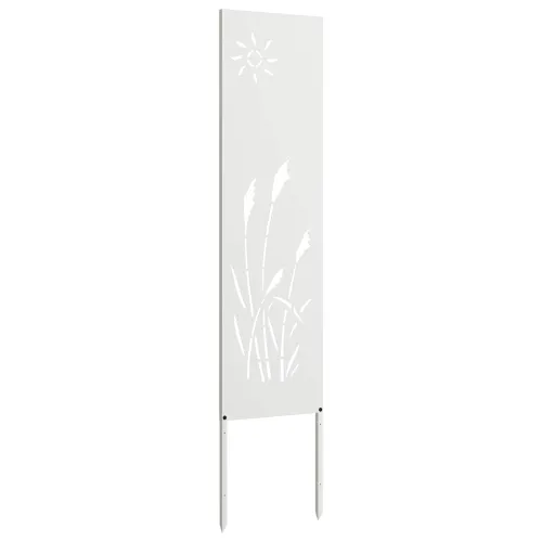 Privatnost u vrtu Bijelo 32 x 140 cm Hladno valjana čelična - Bijela Sunce 32 x 140 cm Cijena