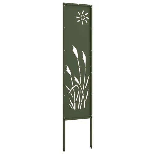 Privatnost u vrtu Rezbarija Maslinovo zelena 32 x 140 cm - Maslinastozelena Sunce 32 x 140 cm Cijena