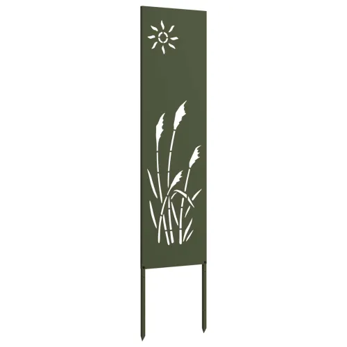 Privatnost u vrtu Rezbarija Maslinovo zelena 32 x 140 cm - Maslinastozelena Sunce 32 x 140 cm Cijena