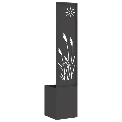 Privatnost u vrtu Crna 32 x 32 x 150 cm Hladno valjana čelična - Crna Reed 32 cm Cijena