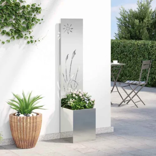 Privatnost u vrtu Srebrno 32 x 32 x 150 cm Pocinčani čelik - Pocinčani čelik Reed 32 cm Cijena