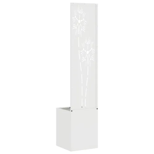 Privatnost u vrtu Cvjetni Bijelo 32 x 32 x 150 cm - Bijela Suncokret 32 cm Cijena