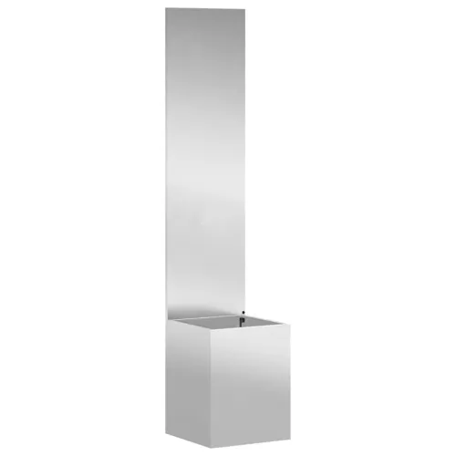 Privatnost u vrtu Srebrno 32 x 32 x 150 cm Pocinčani čelik - Pocinčani čelik Prazno 32 cm Cijena