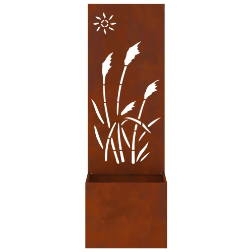 Privatnost u vrtu Rezbarija Rđa 50 x 32 x 150 cm Otporni čelik - Otporni čelik Reed 50 cm Cijena