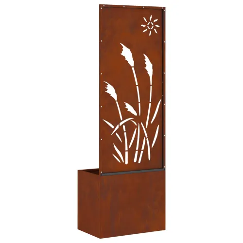 Privatnost u vrtu Rezbarija Rđa 50 x 32 x 150 cm Otporni čelik - Otporni čelik Reed 50 cm Cijena