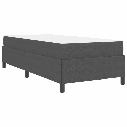 Okvir za krevet s madracem Tamno siva 80 x 200 cm tkanina - Tamno siva 80 x 200 cm Cijena