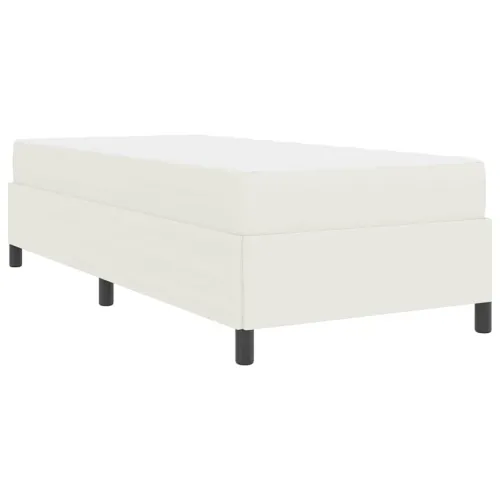 Okvir za krevet s madracem Krema 100 x 200 cm tkanina - Krema 100 x 200 cm Cijena