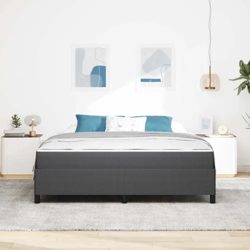 Okvir za krevet Tamno siva 180 x 200 cm tkanina - Tamno siva 180 x 200 cm Cijena
