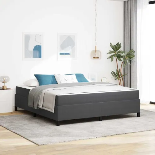 Okvir za krevet Tamno siva 180 x 200 cm tkanina - Tamno siva 180 x 200 cm Cijena