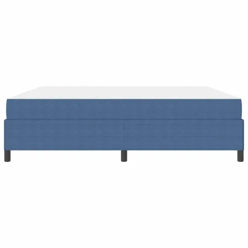 Okvir za krevet s madracem Plava 200 x 200 cm tkanina - Plava 200 x 200 cm Cijena