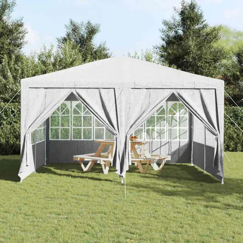 Šator za svadbe - šator za zabave 400 x 400 x 266 cm Bijela Polietilen - Bijela 4 x 4 m Cijena