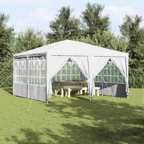 Šator za svadbe - šator za zabave 400 x 400 x 266 cm Bijela Polietilen - Bijela 4 x 4 m Cijena