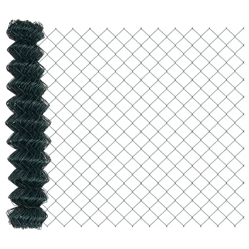 Ograda od lančane veze 10 x 1,2 m Čelik Zelena - Zelena 10 x 1,2 m 40 x 40 mm Cijena