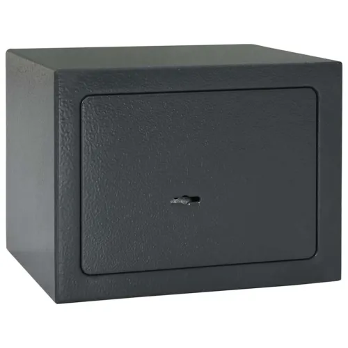 Sigurnosna kasa Tamnosiva 23 x 17 x 17 cm Čelik - 17 x 23 x 17 cm Cijena