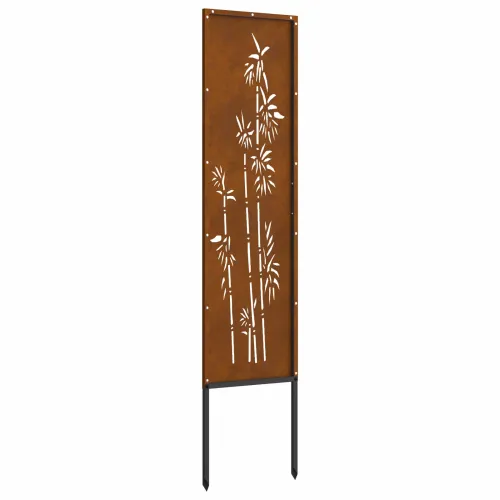 Privatnost u vrtu Cvjetni Rđa 32 x 140 cm - Otporni čelik Bambus 32 x 140 cm Cijena