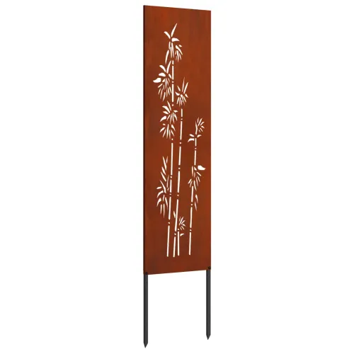Privatnost u vrtu Cvjetni Rđa 32 x 140 cm - Otporni čelik Bambus 32 x 140 cm Cijena