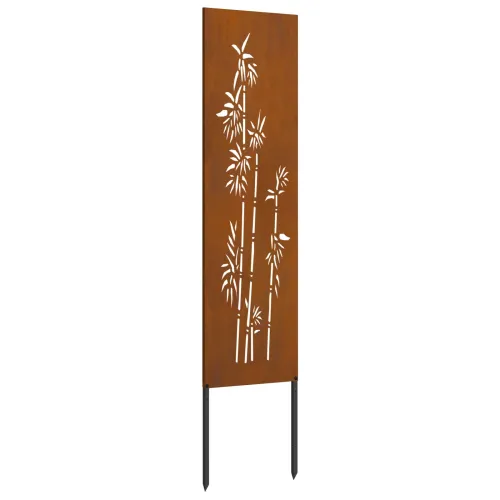 Privatnost u vrtu Cvjetni Rđa 32 x 140 cm - Otporni čelik Bambus 32 x 140 cm Cijena