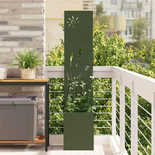 Privatnost u vrtu Rezbarija Maslinovo zelena 32 x 32 x 150 cm - Maslinovo zelena Reed 32 cm Cijena