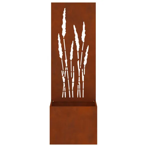 Privatnost u vrtu Rezbarija Rđa 50 x 32 x 150 cm Otporni čelik - Otporni čelik Pšenica 50 cm Cijena