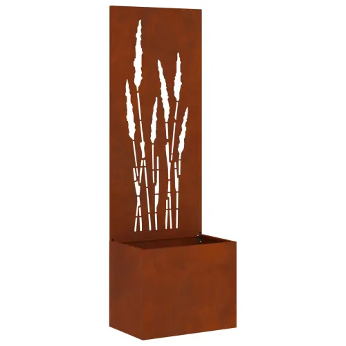 Privatnost u vrtu Rezbarija Rđa 50 x 32 x 150 cm Otporni čelik - Otporni čelik Pšenica 50 cm Cijena