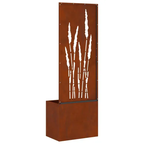 Privatnost u vrtu Rezbarija Rđa 50 x 32 x 150 cm Otporni čelik - Otporni čelik Pšenica 50 cm Cijena