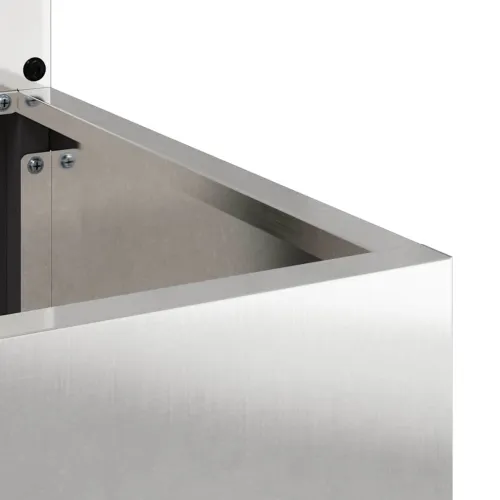 Privatnost u vrtu Srebrna 50 x 32 x 150 cm Nehrđajući čelik - Nehrđajući čelik List 50 cm Cijena