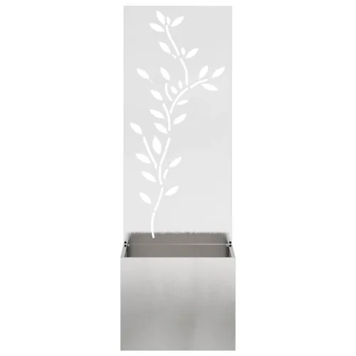 Privatnost u vrtu Srebrna 50 x 32 x 150 cm Nehrđajući čelik - Nehrđajući čelik List 50 cm Cijena
