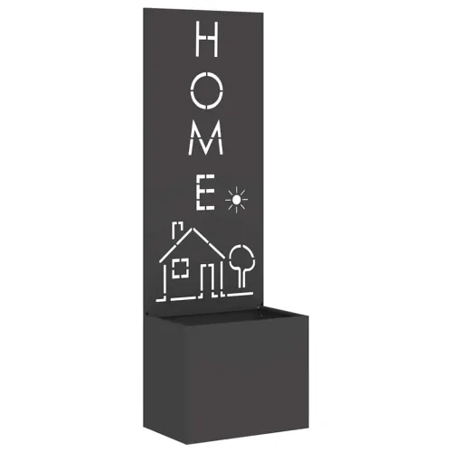 Privatnost u vrtu Crna 50 x 32 x 150 cm Hladno valjana čelična - Crna Dom 50 cm Cijena