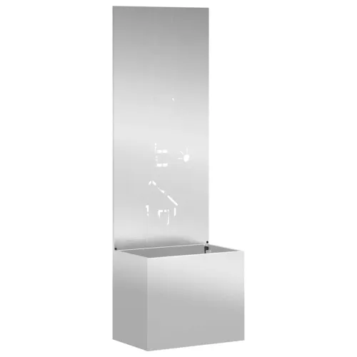 Privatnost u vrtu Srebrno 50 x 32 x 150 cm Pocinčani čelik - Pocinčani čelik Dom 50 cm Cijena