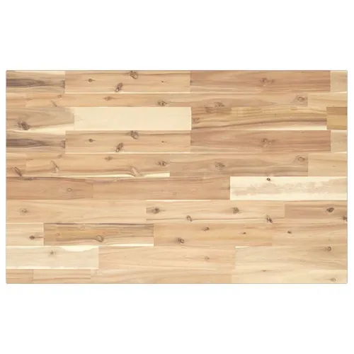 Stolna ploča 100x50x2 cm pravokutna od masivnog drva bagrema - Prirodna 100 x 50 x 2 cm 1 Prirodna Cijena