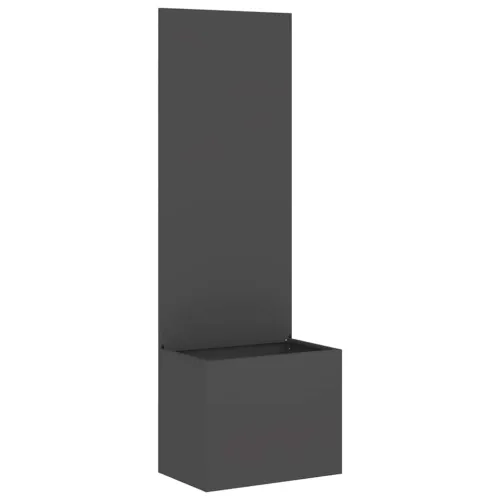 Privatnost u vrtu Crna 50 x 32 x 150 cm Hladno valjana čelična - Crna Prazno 50 cm Cijena