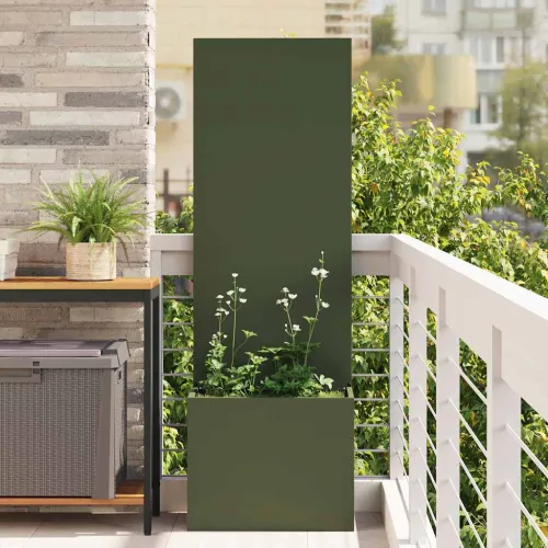 Privatnost u vrtu Rezbarija Maslinovo zelena 50 x 32 x 150 cm - Maslinastozelena Prazno 50 cm Cijena