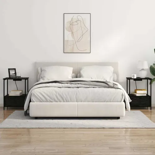 Noćni ormar Crni hrast 42 x 41 x 56 cm Konstruirano drvo - Crni hrast 1 Cijena