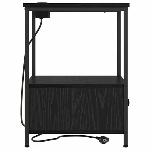 Noćni ormar Crni hrast 42 x 41 x 56 cm Konstruirano drvo - Crni hrast 1 Cijena