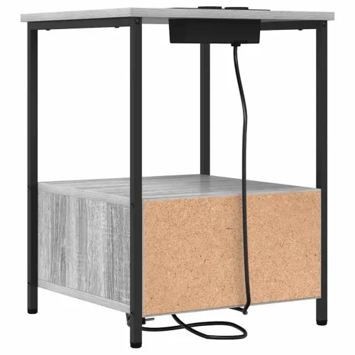 Noćni ormar 2 kom. Siva Sonoma 42 x 41 x 56 cm - Sivi hrast sonoma 2 Cijena
