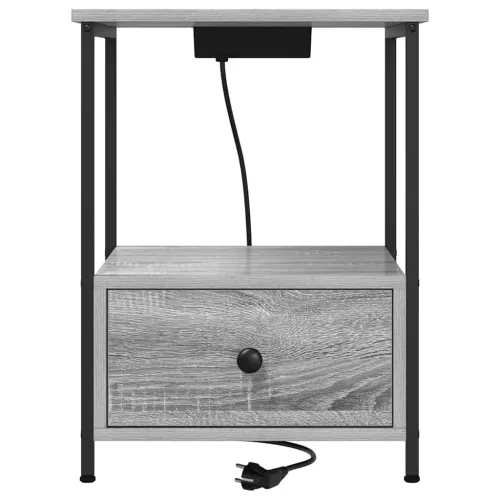 Noćni ormar 2 kom. Siva Sonoma 42 x 41 x 56 cm - Sivi hrast sonoma 2 Cijena