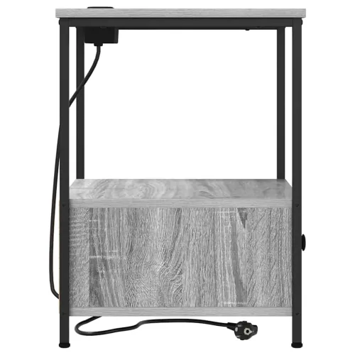 Noćni ormar 2 kom. Siva Sonoma 42 x 41 x 56 cm - Sivi hrast sonoma 2 Cijena